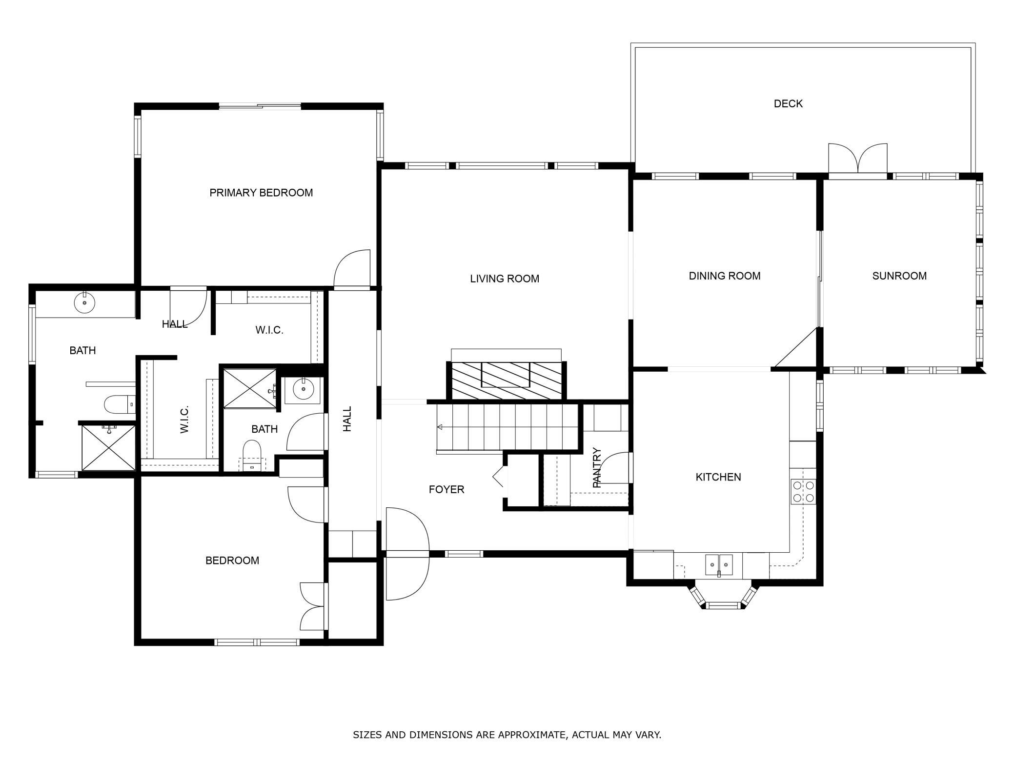 Upper level no measurements