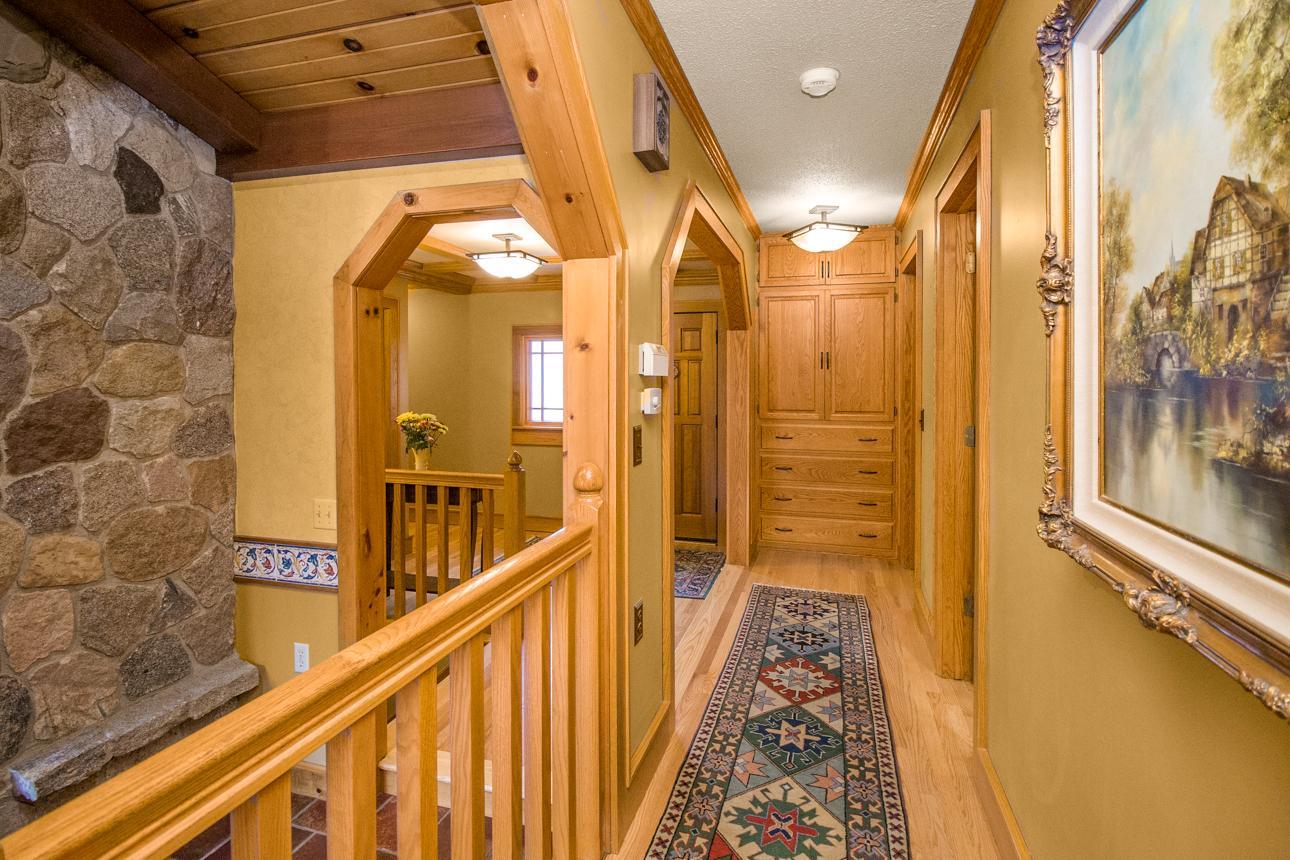 Built-in hallway storage