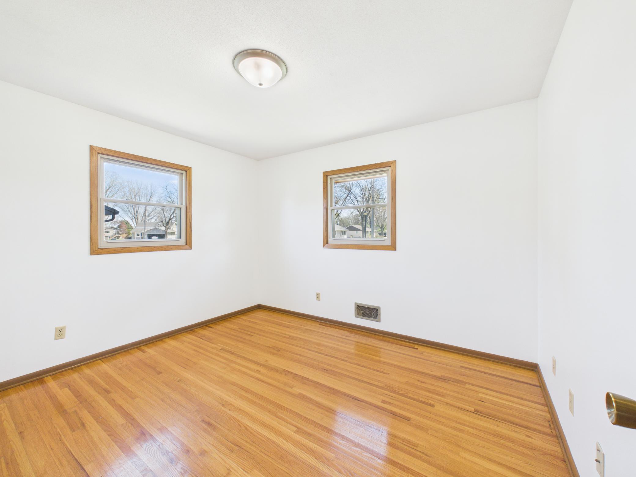 Spacious primary with room for a king.