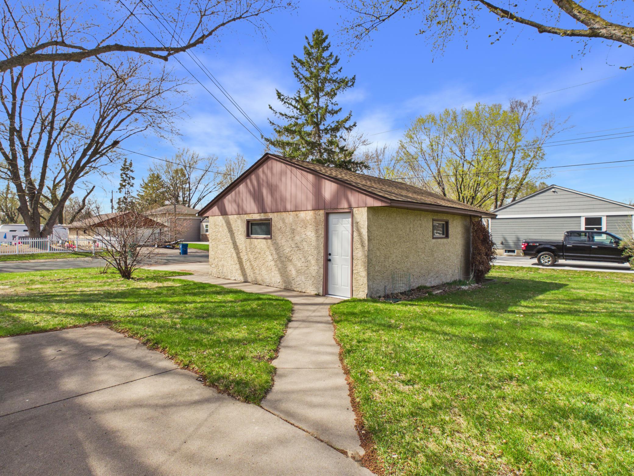 Easy path from house to garage