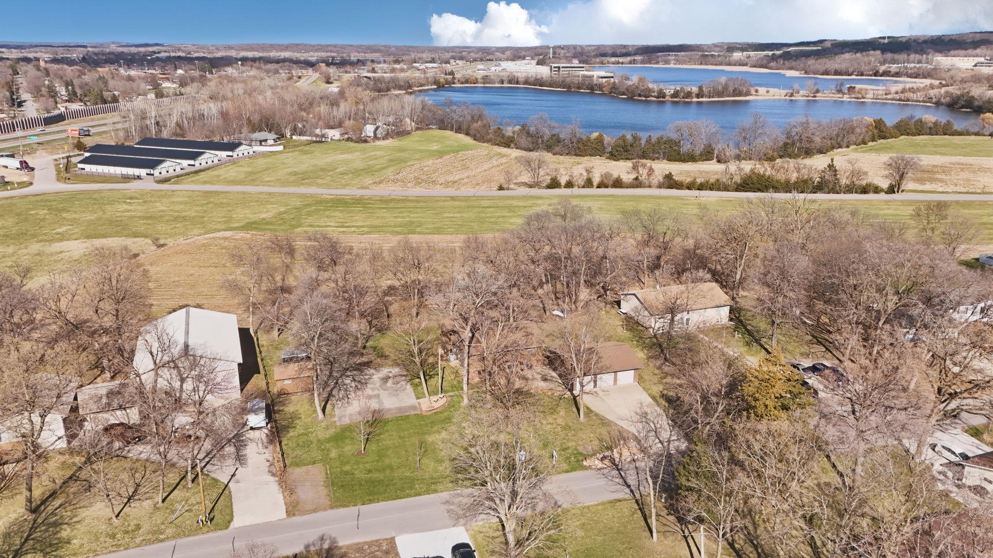 Aerial View - from front of home