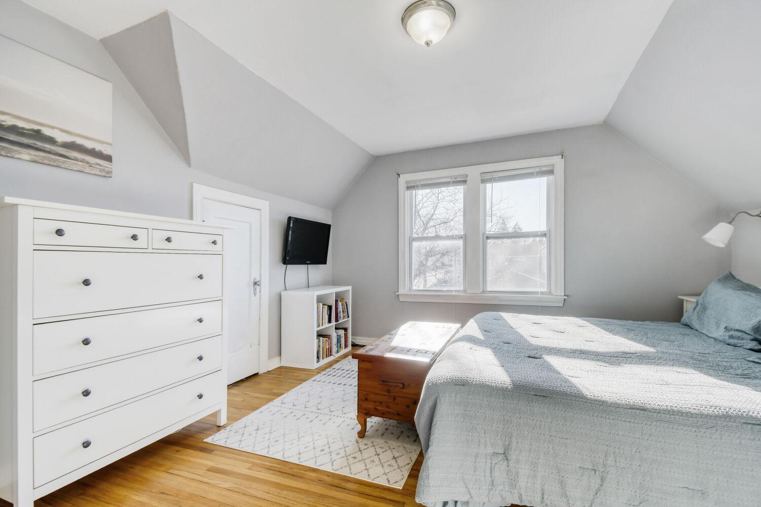 Primary Bedroom Is Spacious And Bright!