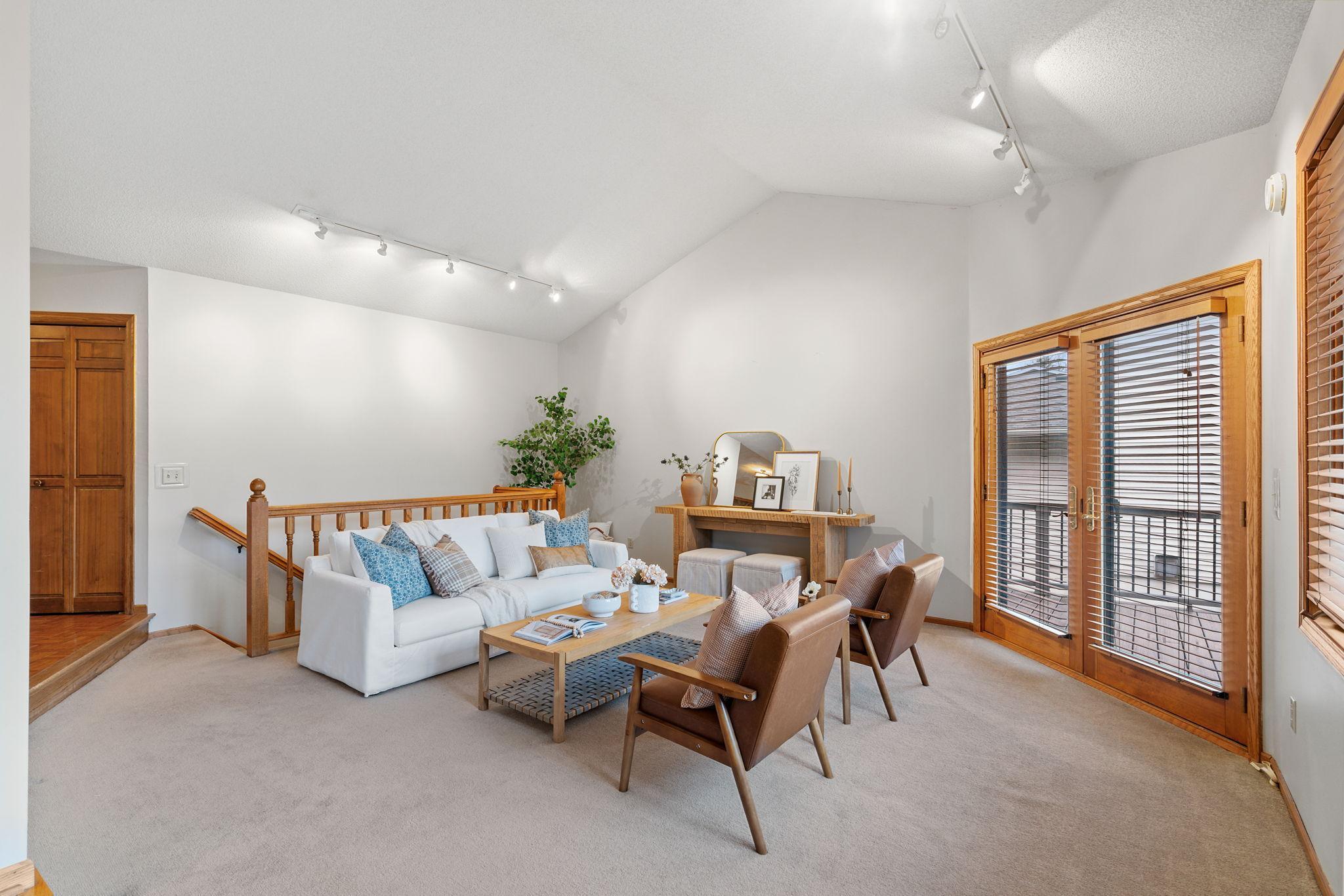 Your main level mingling area with the best view