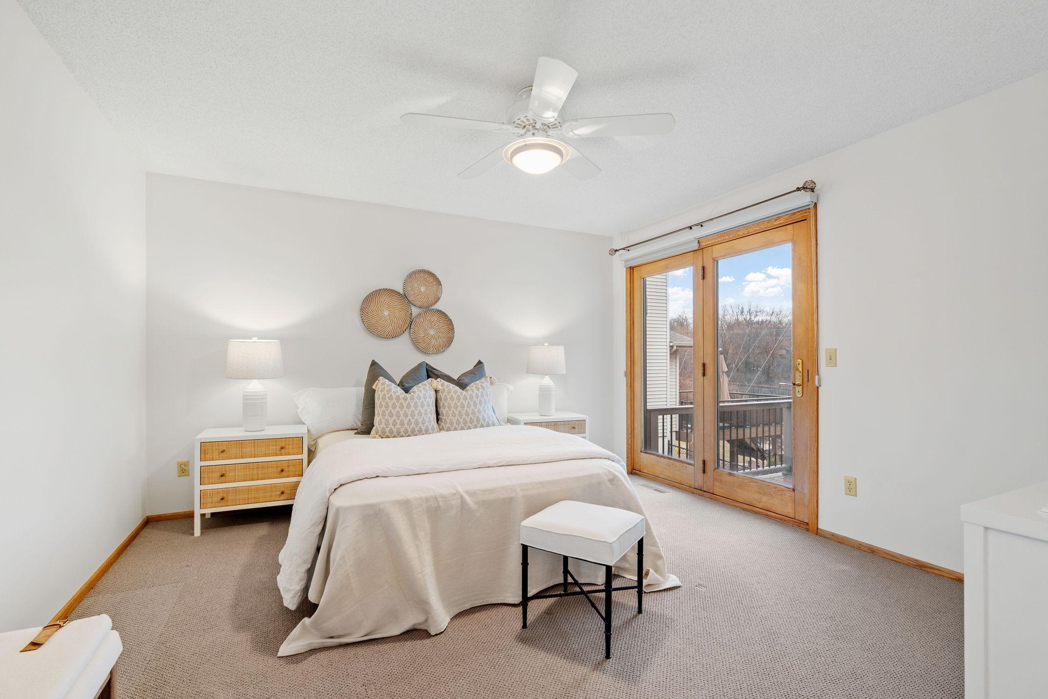 Primary bedroom with ensuite and walk in closet