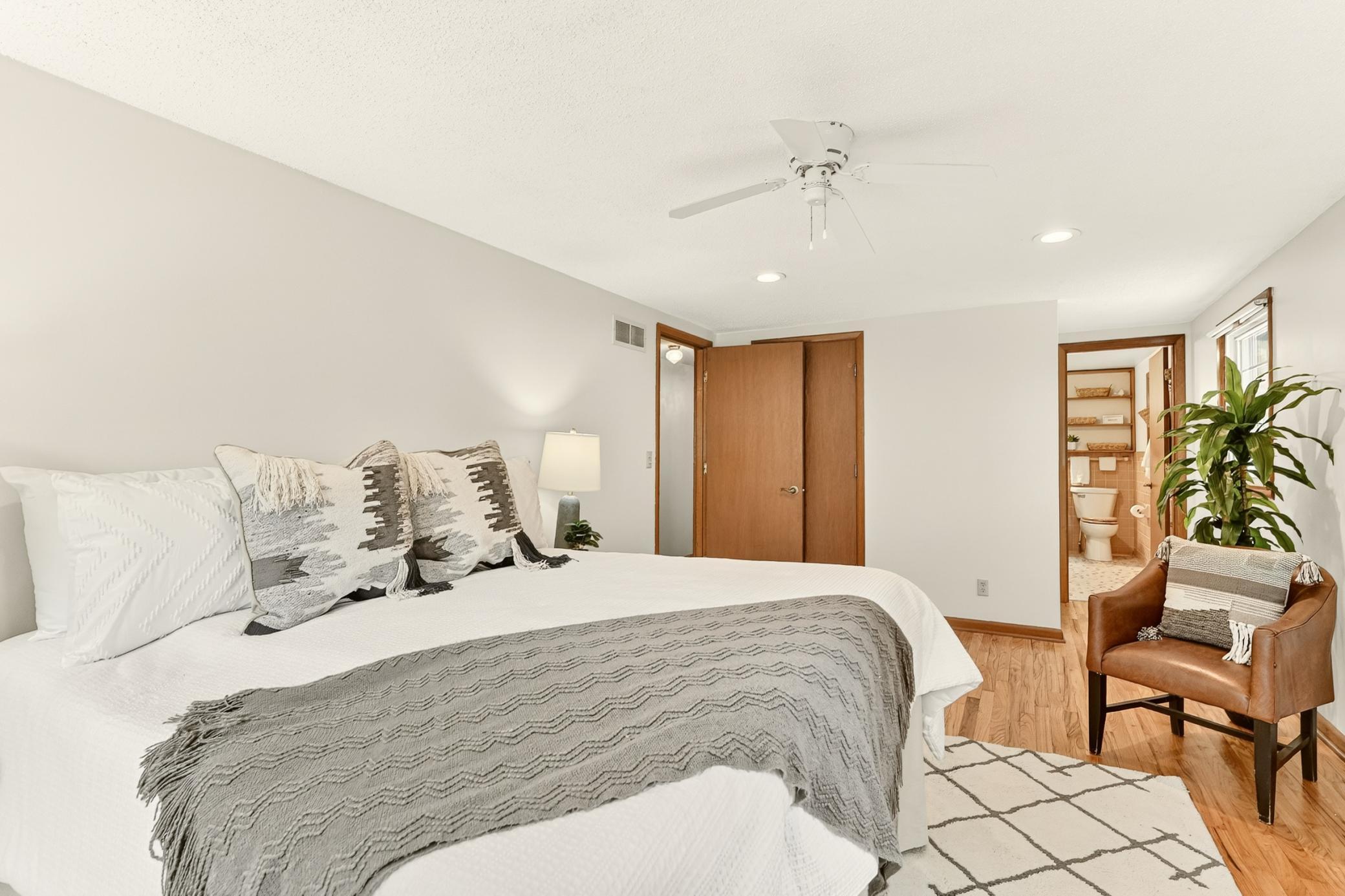 Primary Bedroom with walk in closet