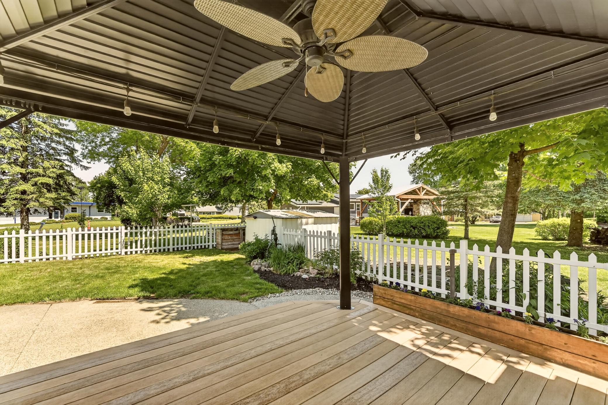 View from the composite deck