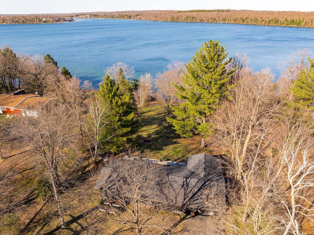Experience the beauty of every season with stunning aerial views of the lake.