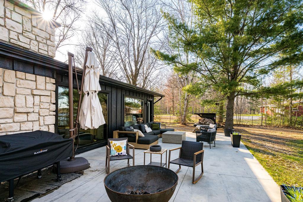 A spacious back patio designed for effortless entertaining and unforgettable evenings.