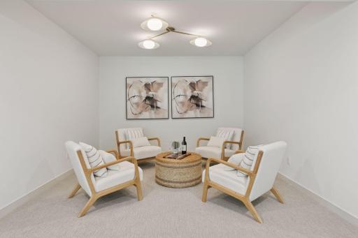 This lower level isnât just finished...itâs flawlessly designed.