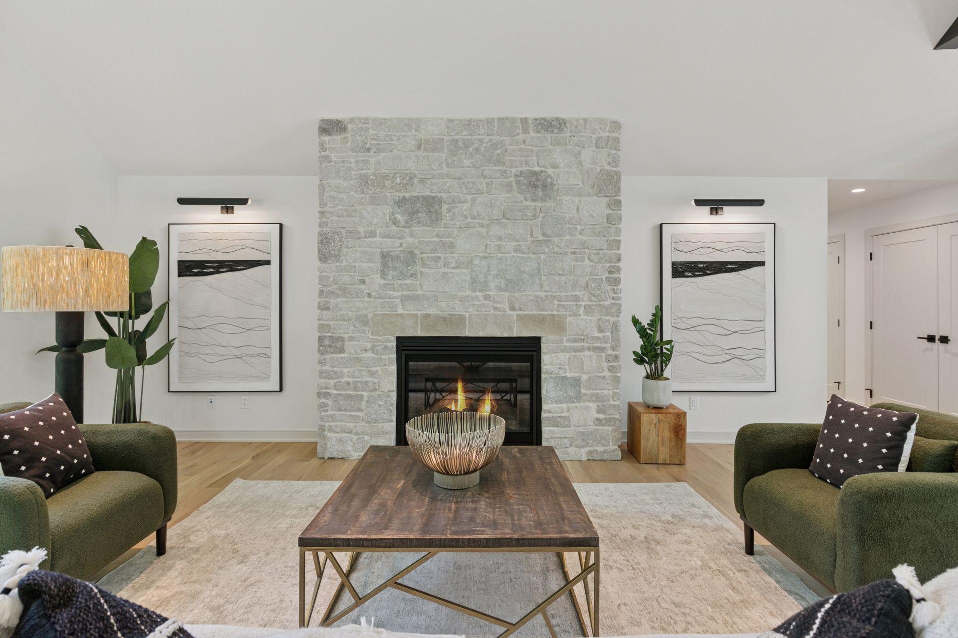 A custom lighting plan ideal for art