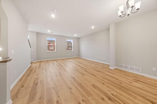 Photos of former model home, options and color selections will vary.