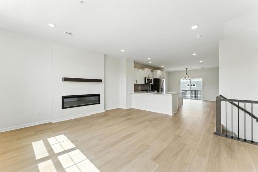 All Pictures are Illustration Only - Family Room this townhome does not have a fireplace or open railing