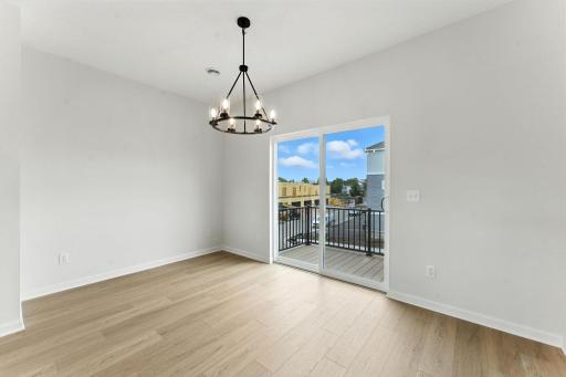 All Pictures are Illustration Only - Dining Area with Balcony access