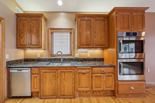 Kitchen with double oven