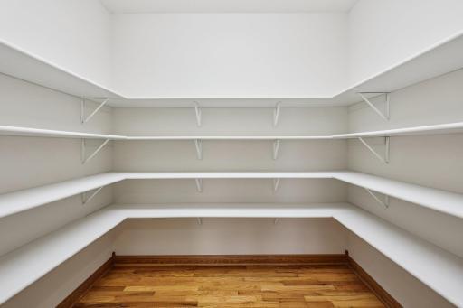 Large walk in pantry