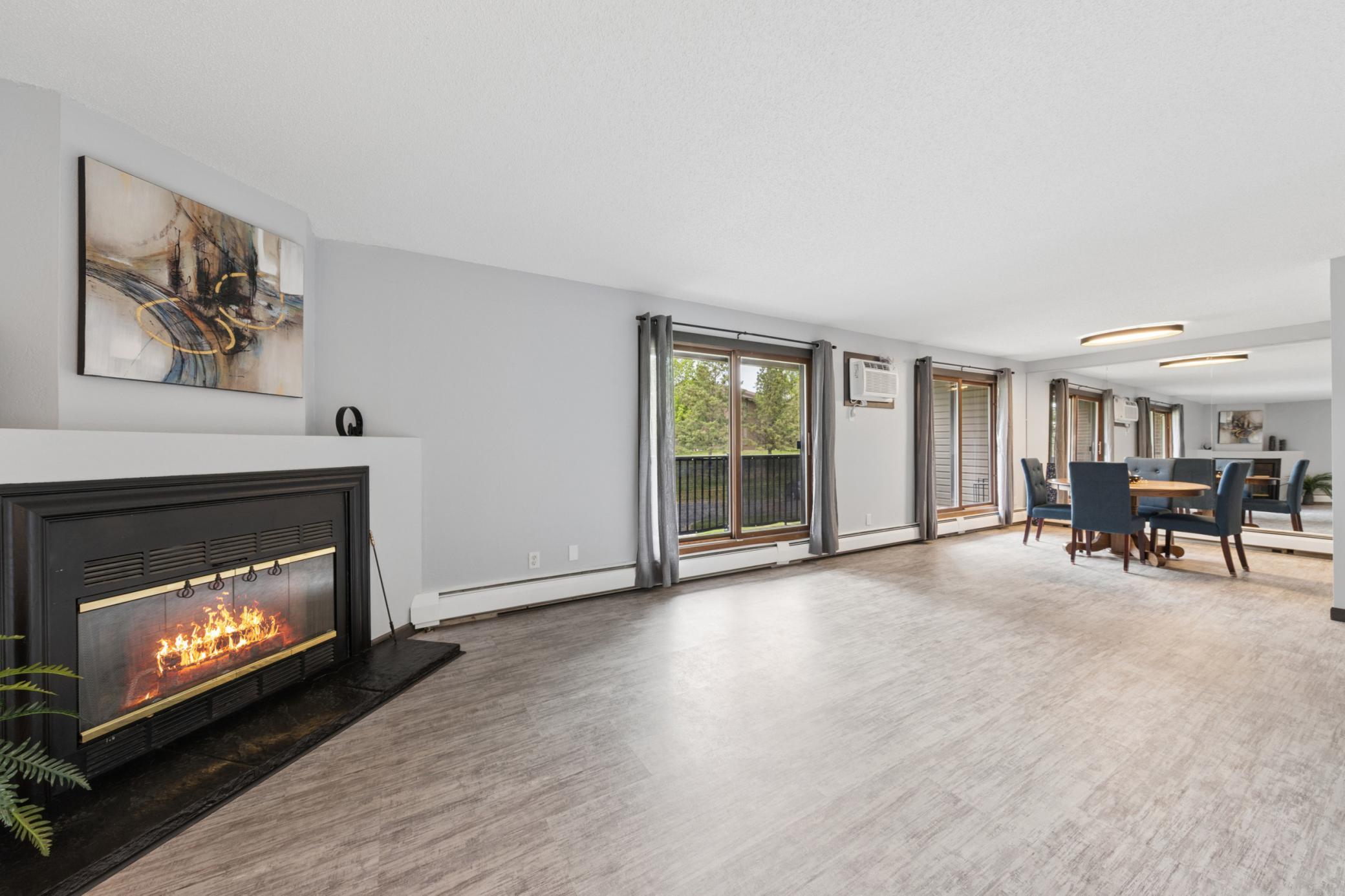 Main level living - no stairs. Open concept. beautiful and clean! Brand new a/c!