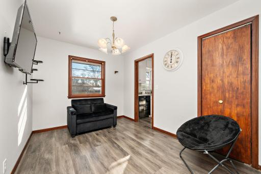 This 3rd bedroom could be an office or a dining room!