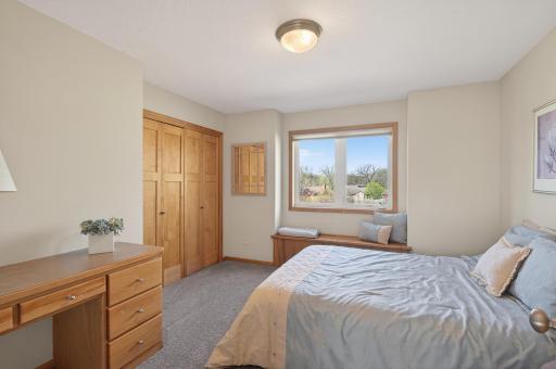 Bedroom 4 with built-in desk and Window seat