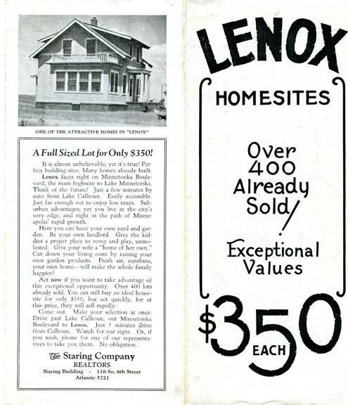 Lenox Brochure