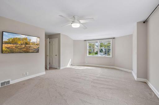Huge primary bedroom with newer 3/4 ensuite
