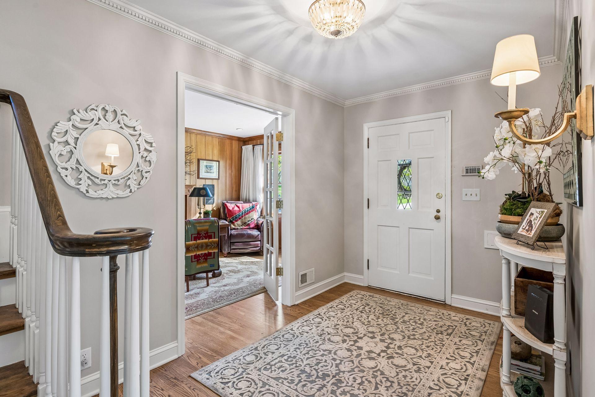 Large gracious foyer