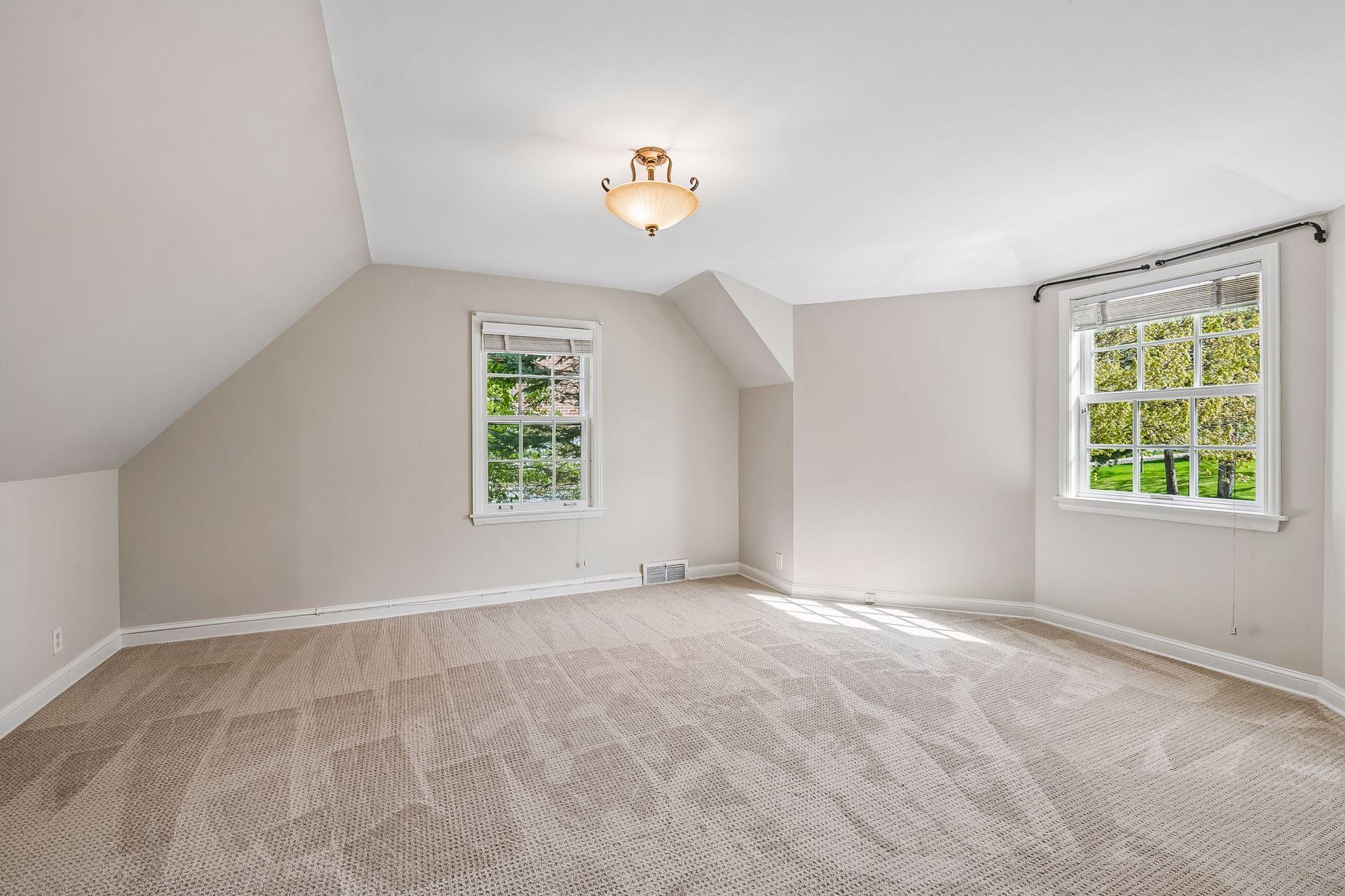 4th upper-level bedroom. New carpet and paint throughout the upper level