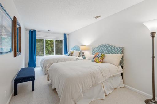 Well-sized third bedroom upstairs. with great natural light.