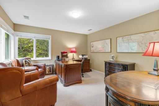 Spacious fourth bedroom on the upper levelâperfect for guests or a home office.