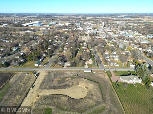 Here is the view of the cul de sac. The road to this lot will be completed once road restrictions are lifted in the spring but the lot for sale can be accessed now to start building your new home.