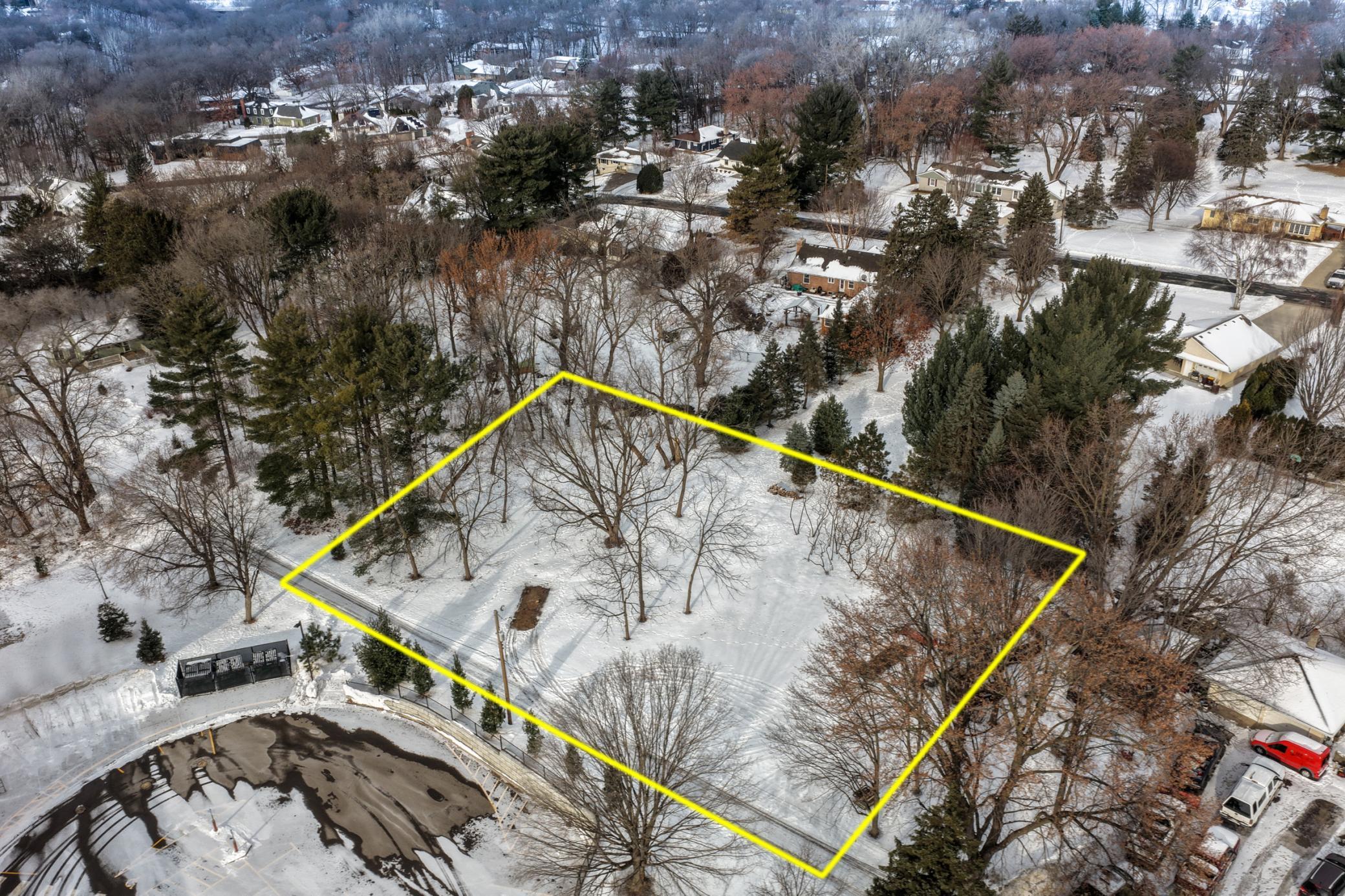 Looking Northwest With Property Lines