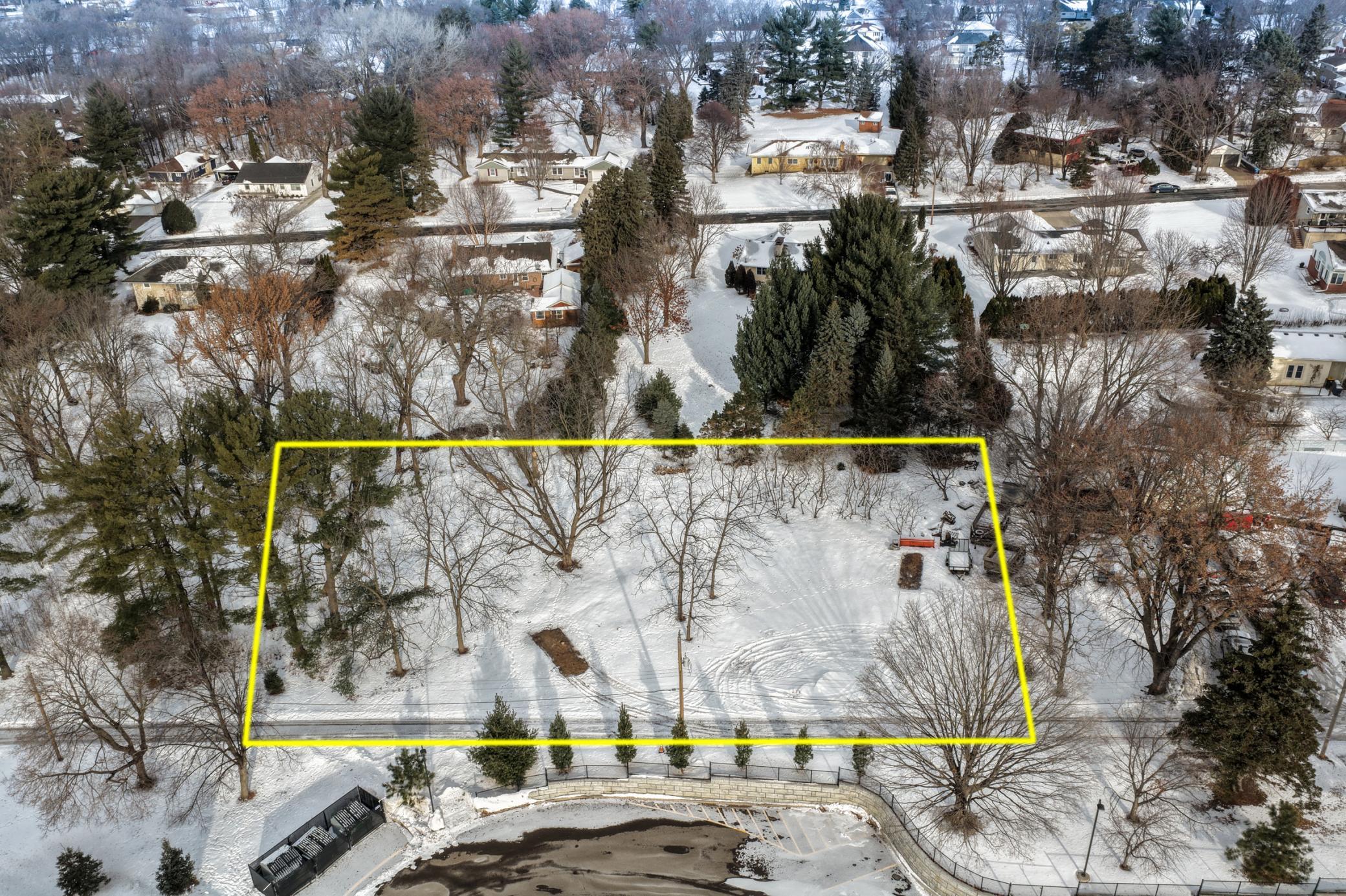 Aerial From the South With Property Lines