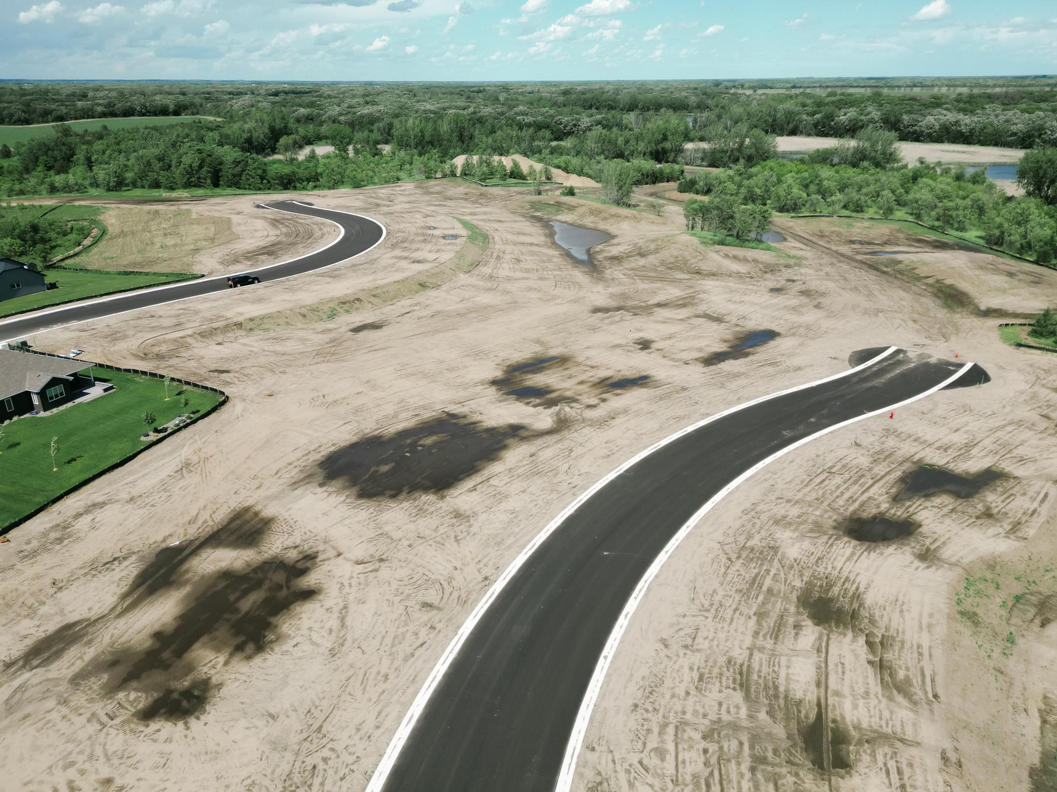 Lots Are a respectable size, with many walk out options