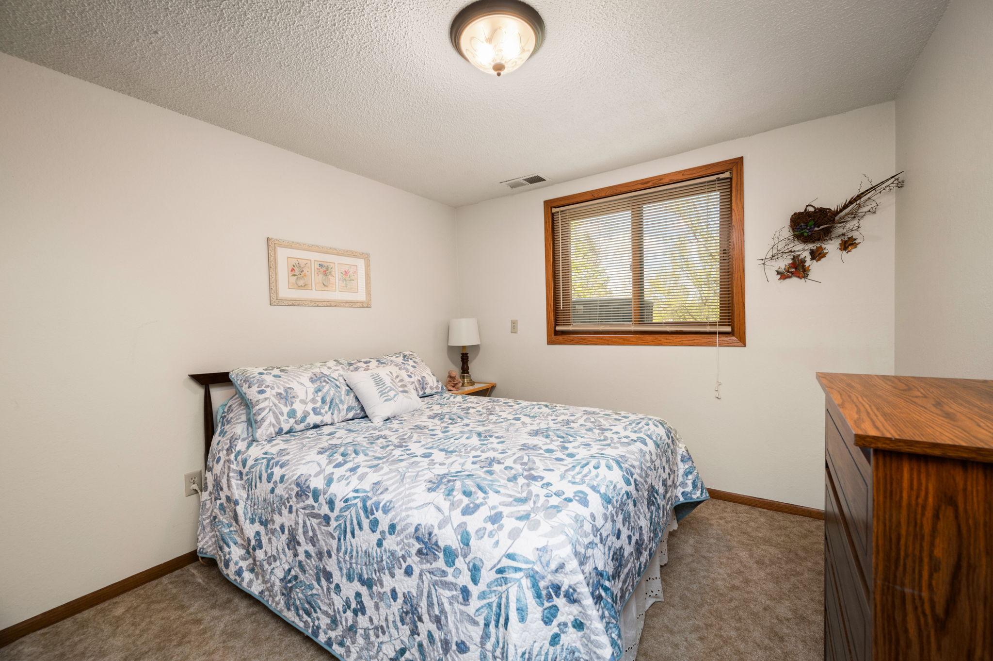 3rd bedroom on lower level - 3 total bedrooms!