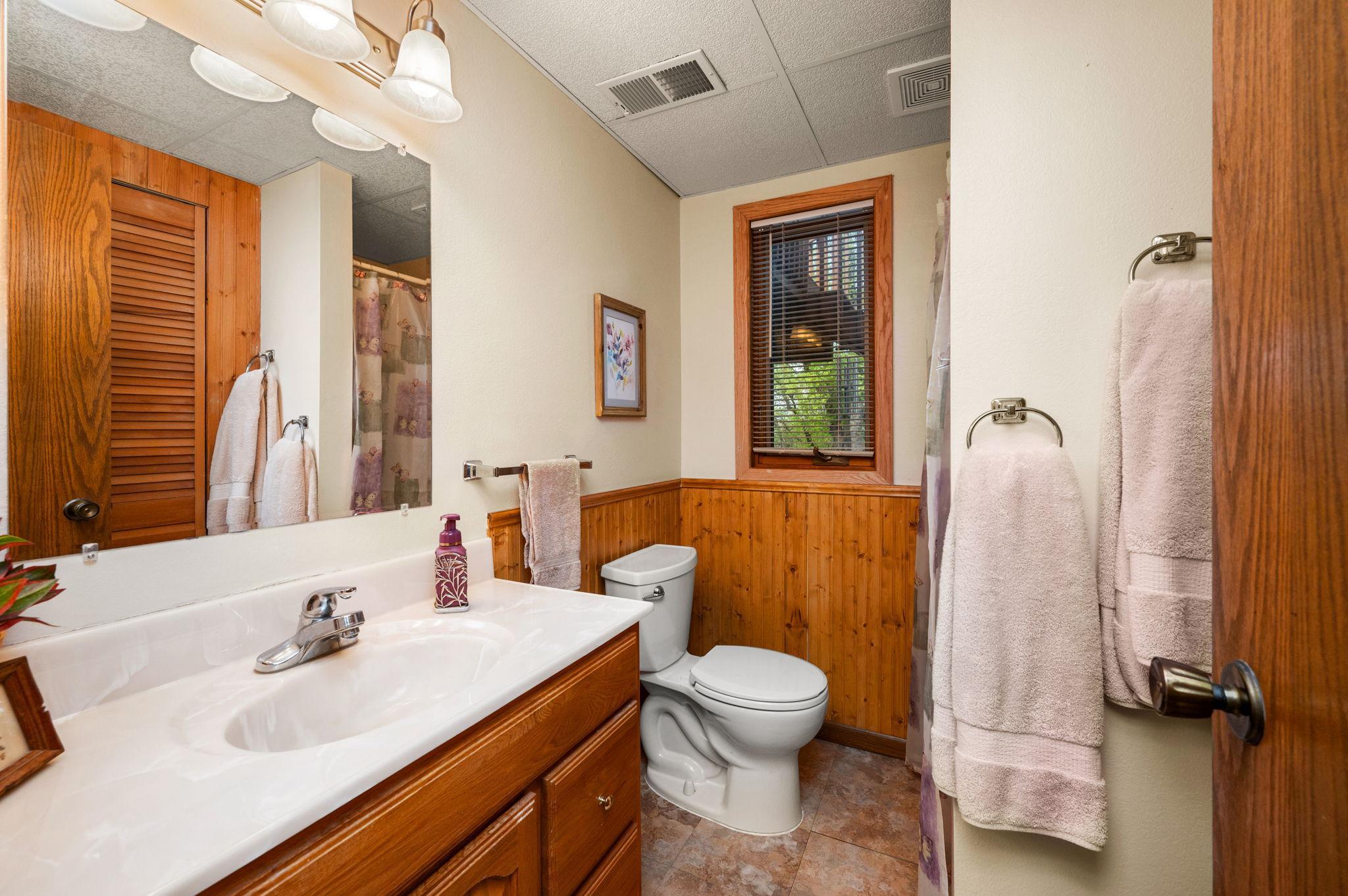 3/4 bathroom in lower level