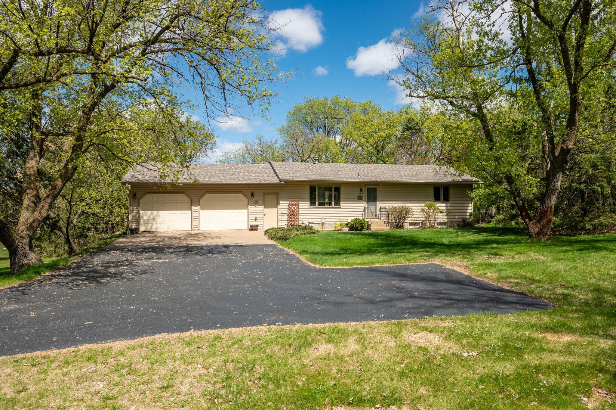 Great curb appeal with extra turn-a-round driveway