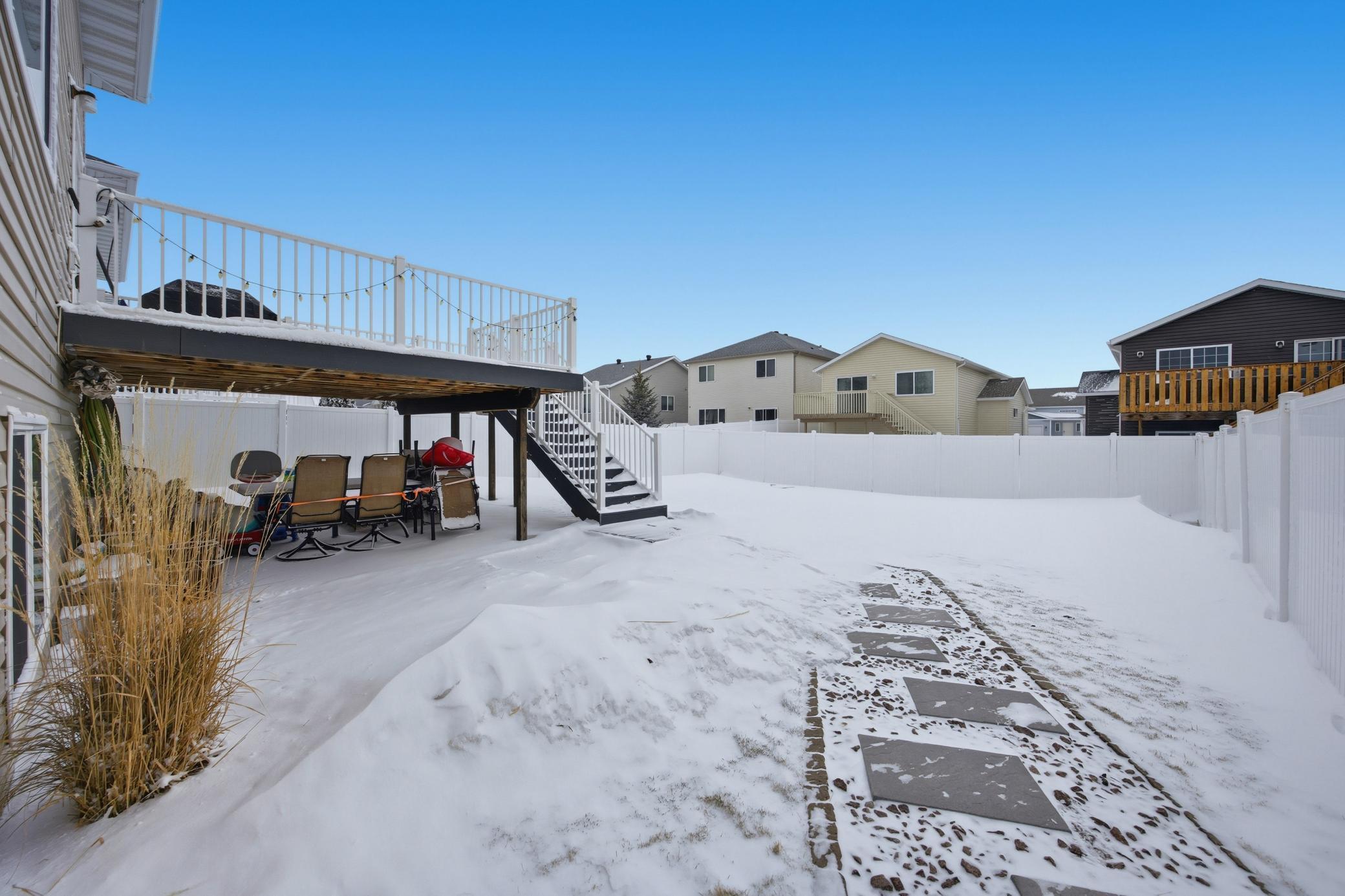 Fully Fenced Backyard