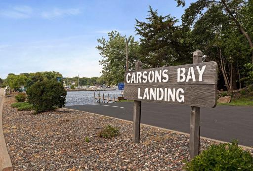 Area for boat launching just minutes away