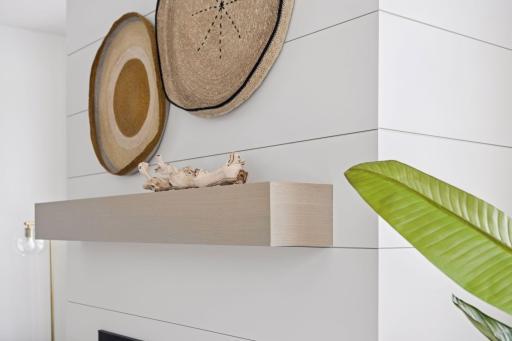 White Oak Fireplace Mantel