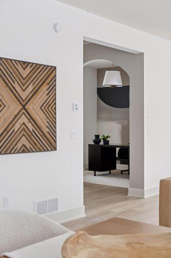 Arched Opening into Flex Room