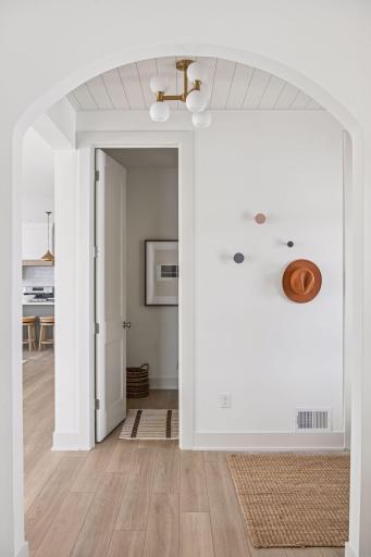 View from Flex Room into Foyer