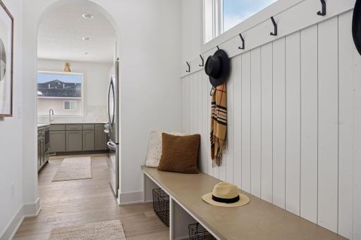 View from Mudroom into Kitchen