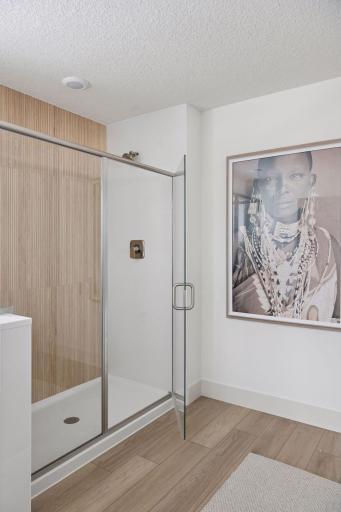 Primary Bathroom with Tiled Shower