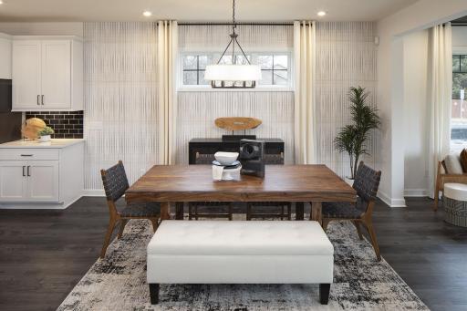 Dining Area - Picture of Model Home.