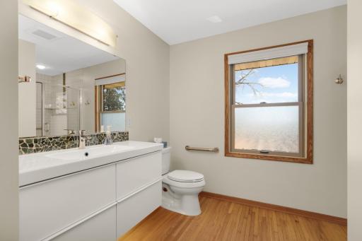 Second main floor bathroom, this one remodeled in 2013.