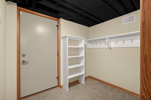 Entry door from tuckunder garage. Nice mudroom entry!