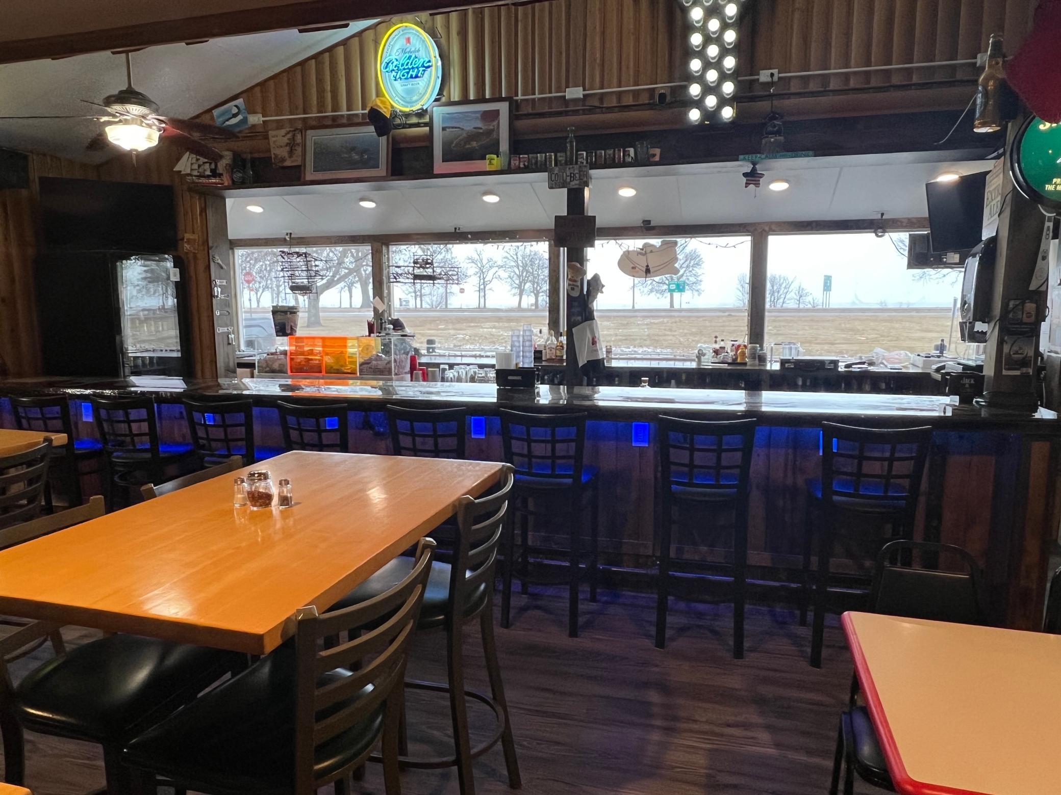 Interior with view of Mille Lacs Lake
