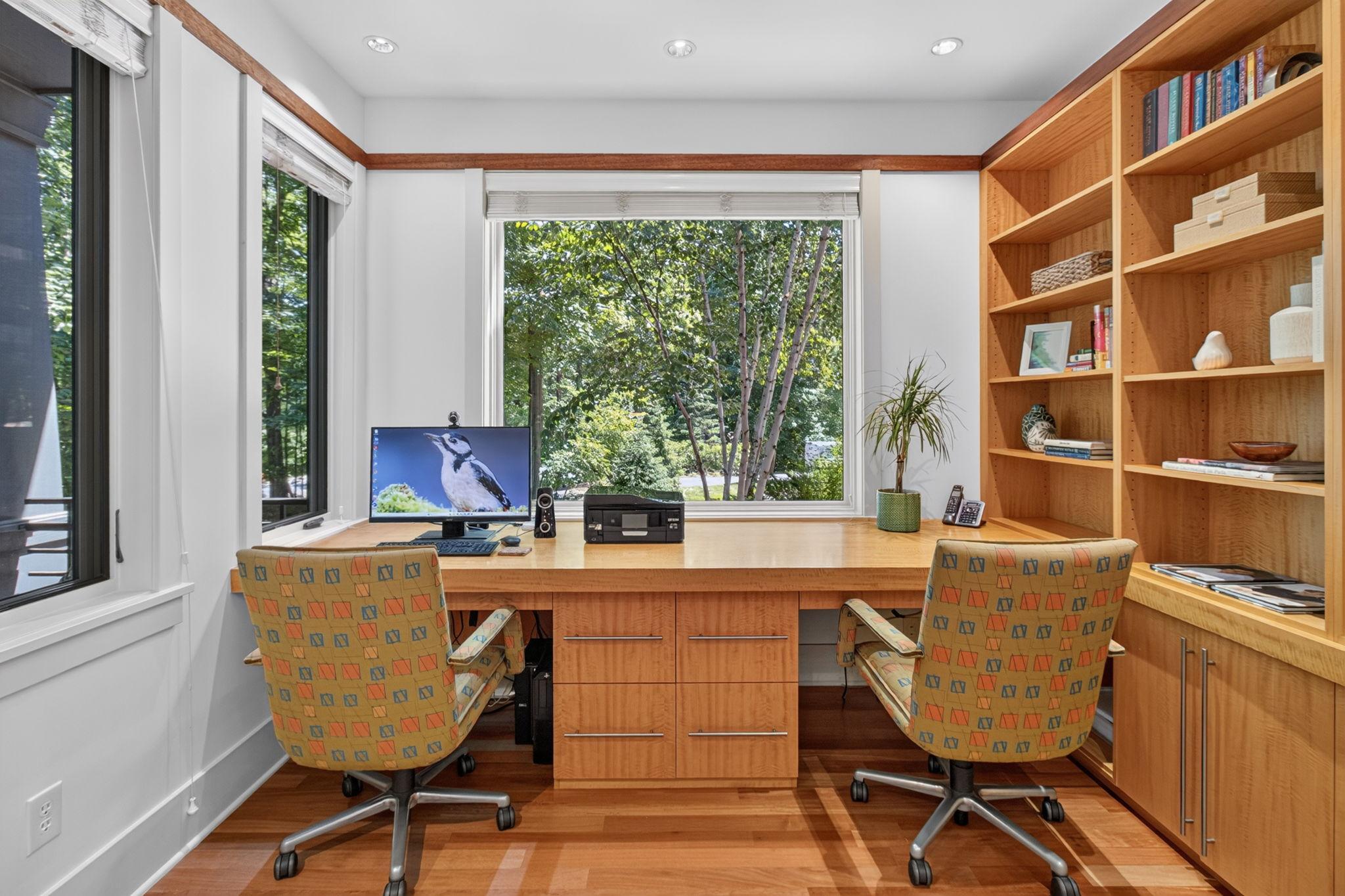 Office with a serene view
