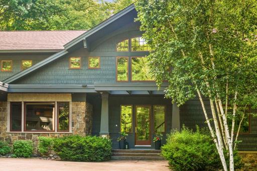 Welcoming front porch