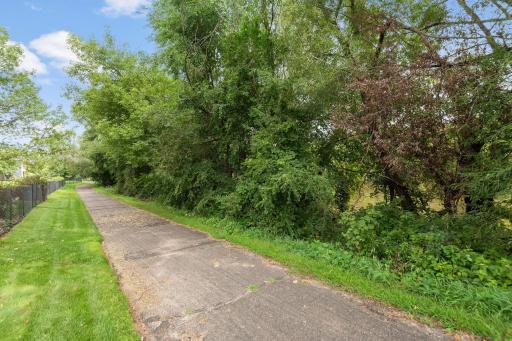 Walking trails just out your back yard!