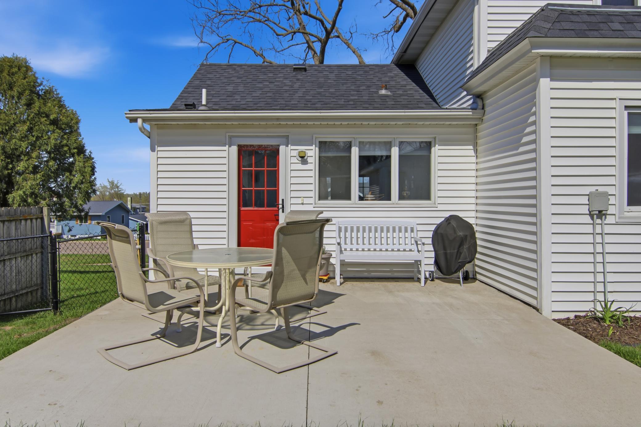 Spacious Concrete Patio